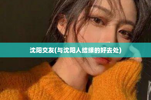 沈阳交友(与沈阳人结缘的好去处)  第1张